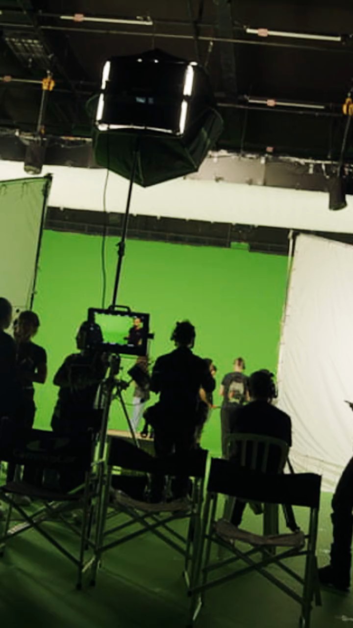 Behind the scenes on Livelo Viva, the chroma stage