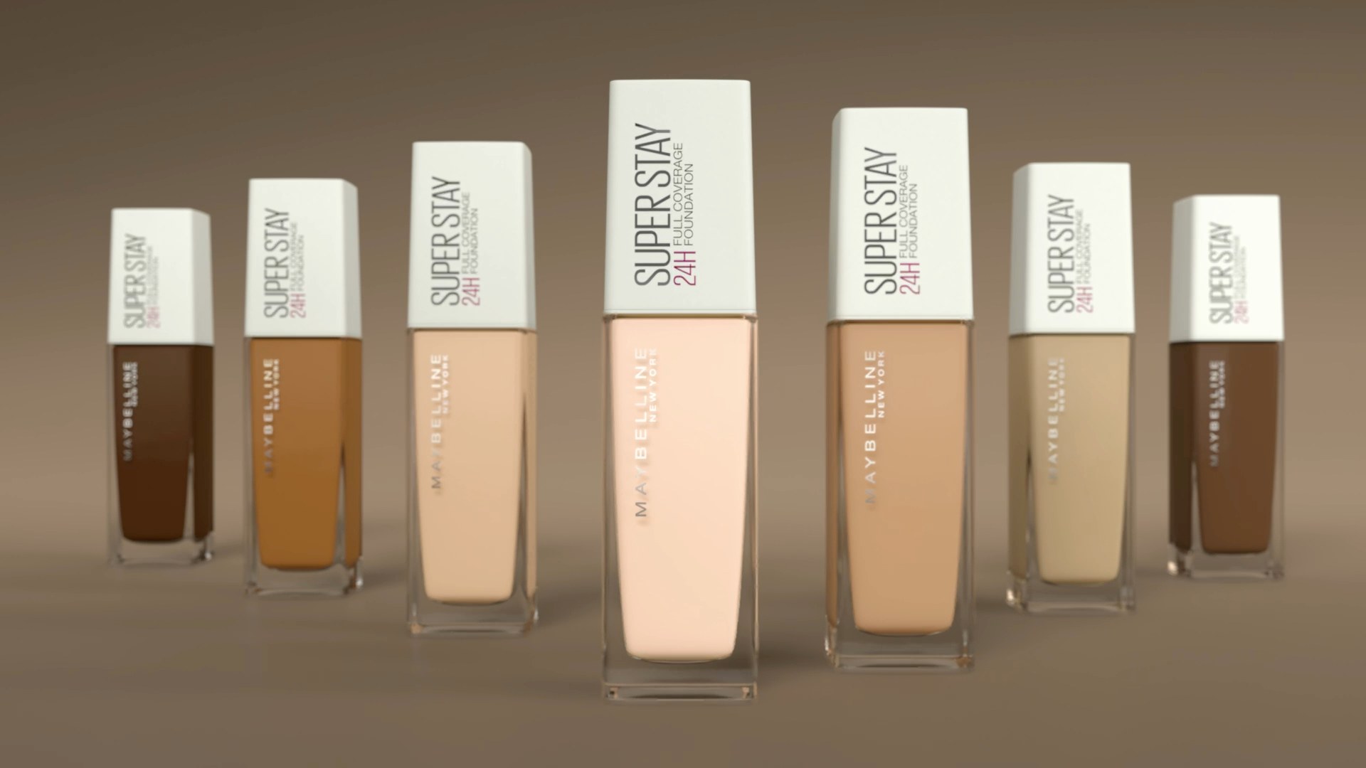 Maybelline SuperStay, the full shade lineup