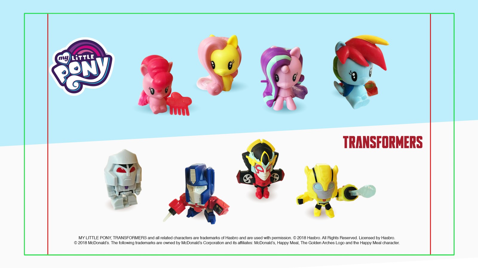 Transformers and My Little Pony packshot, Asian line-up