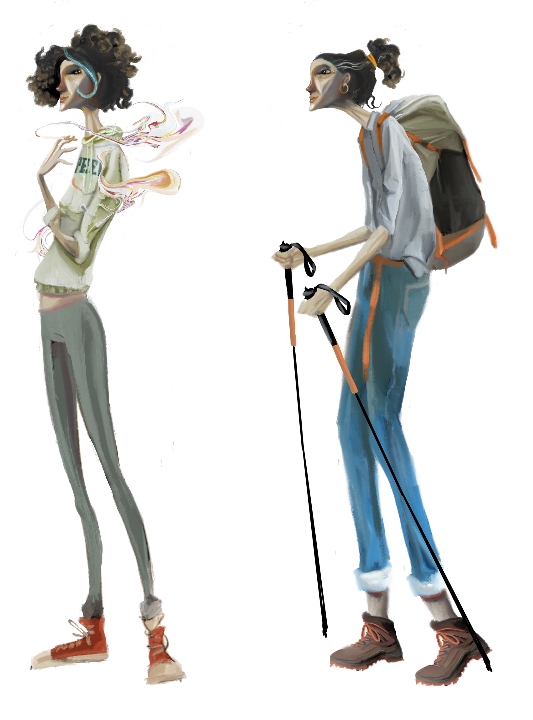 Concept painting of the film’s central character